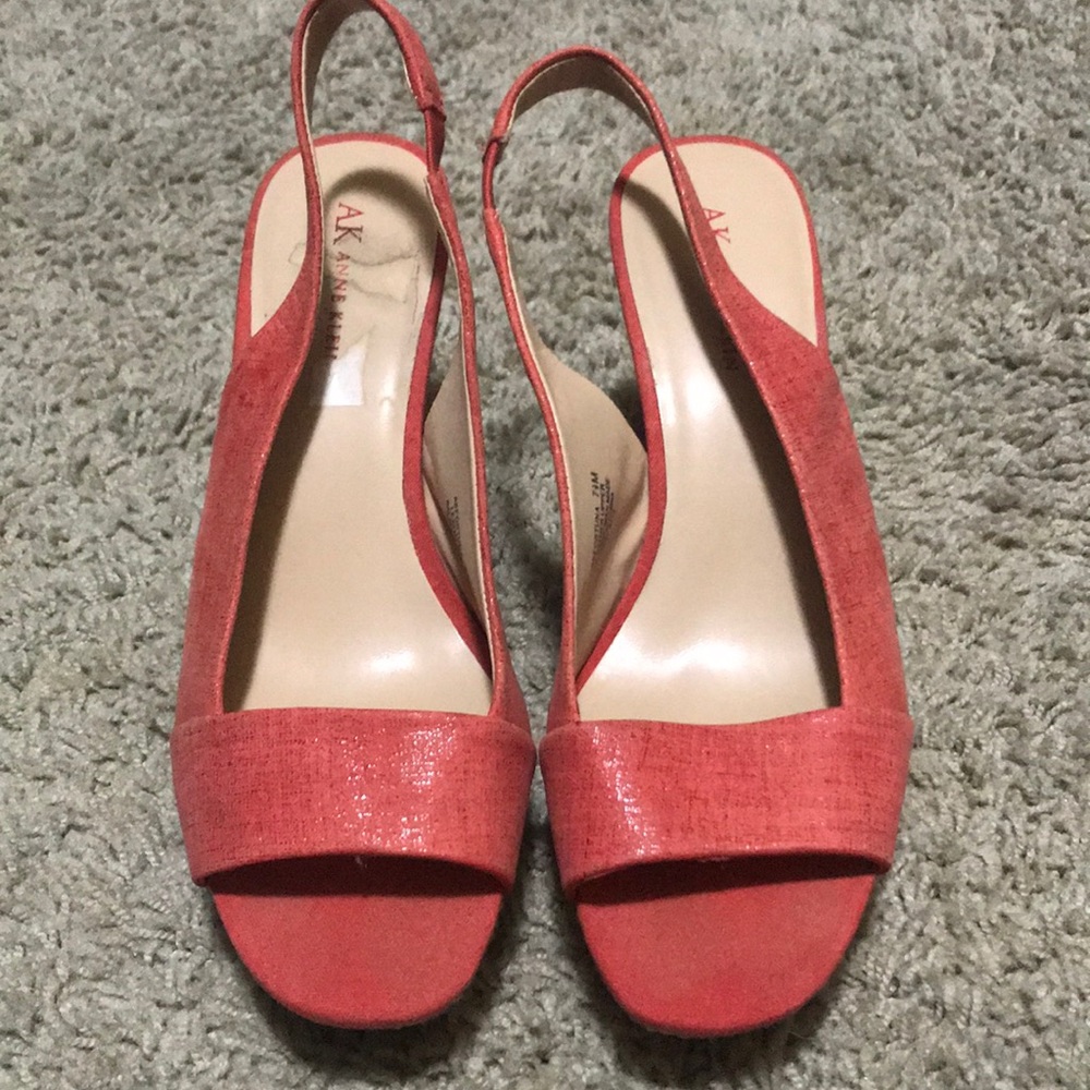 Coral sandals